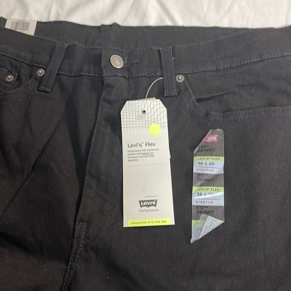 BNWT Levis Flex 510 Jeans ⚫ 36W x30L - Picture 11 of 15
